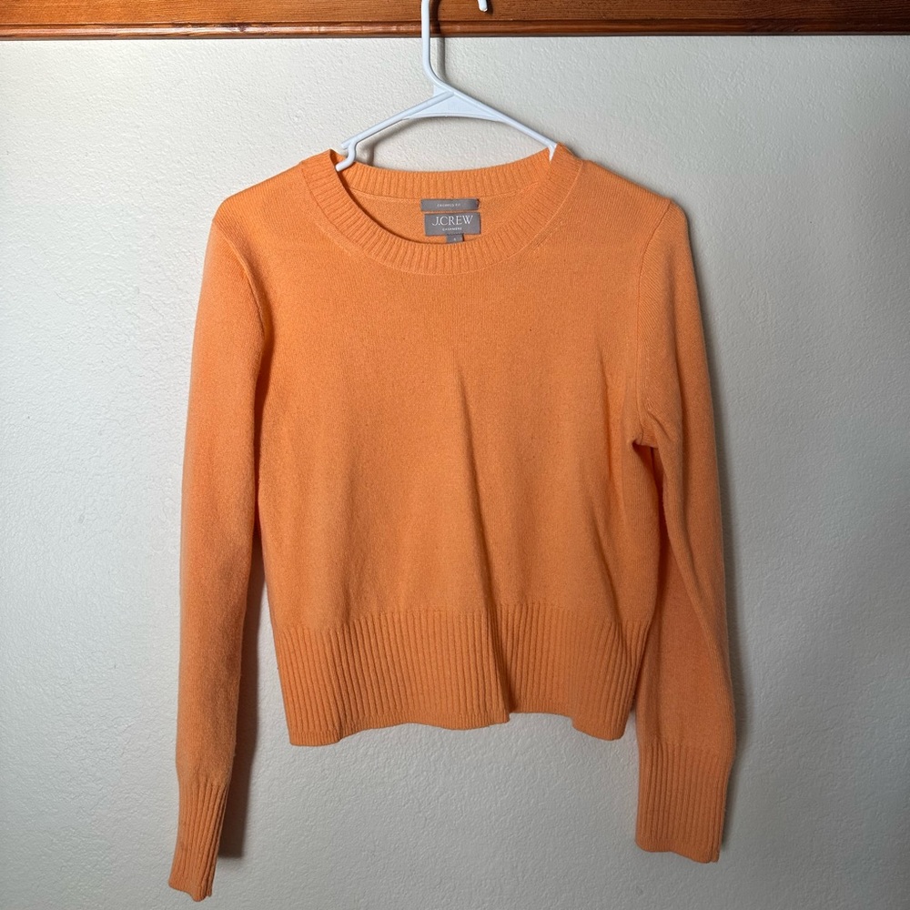 J. Crew Cashmere Cropped Fit Sweater